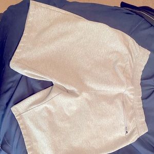 Used lululemon men grey shorts size large